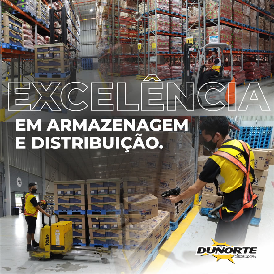 Excelencia em armazenagem e distribuição