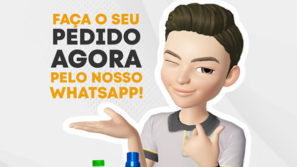 Faça o seu pedido agora pelo nosso Whatsapp